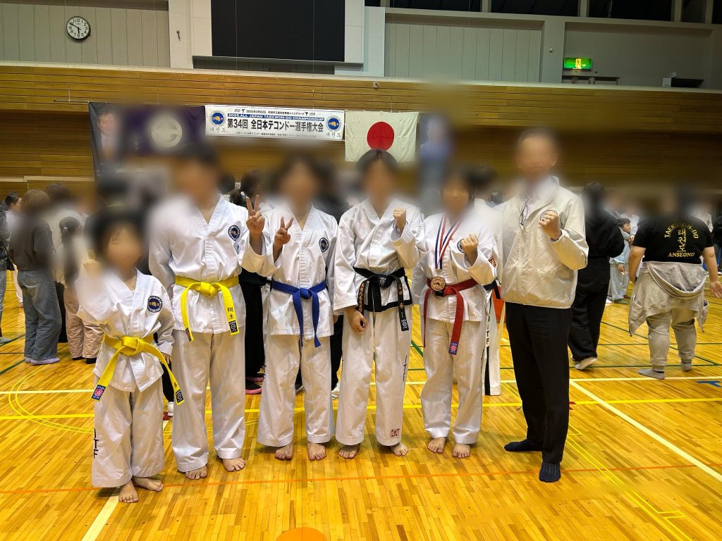 スマイルキッズラボテコンドークラス全日本退会出場